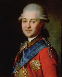 Portret van Semeon Gavrilovich Zoric, eind 18e eeuw